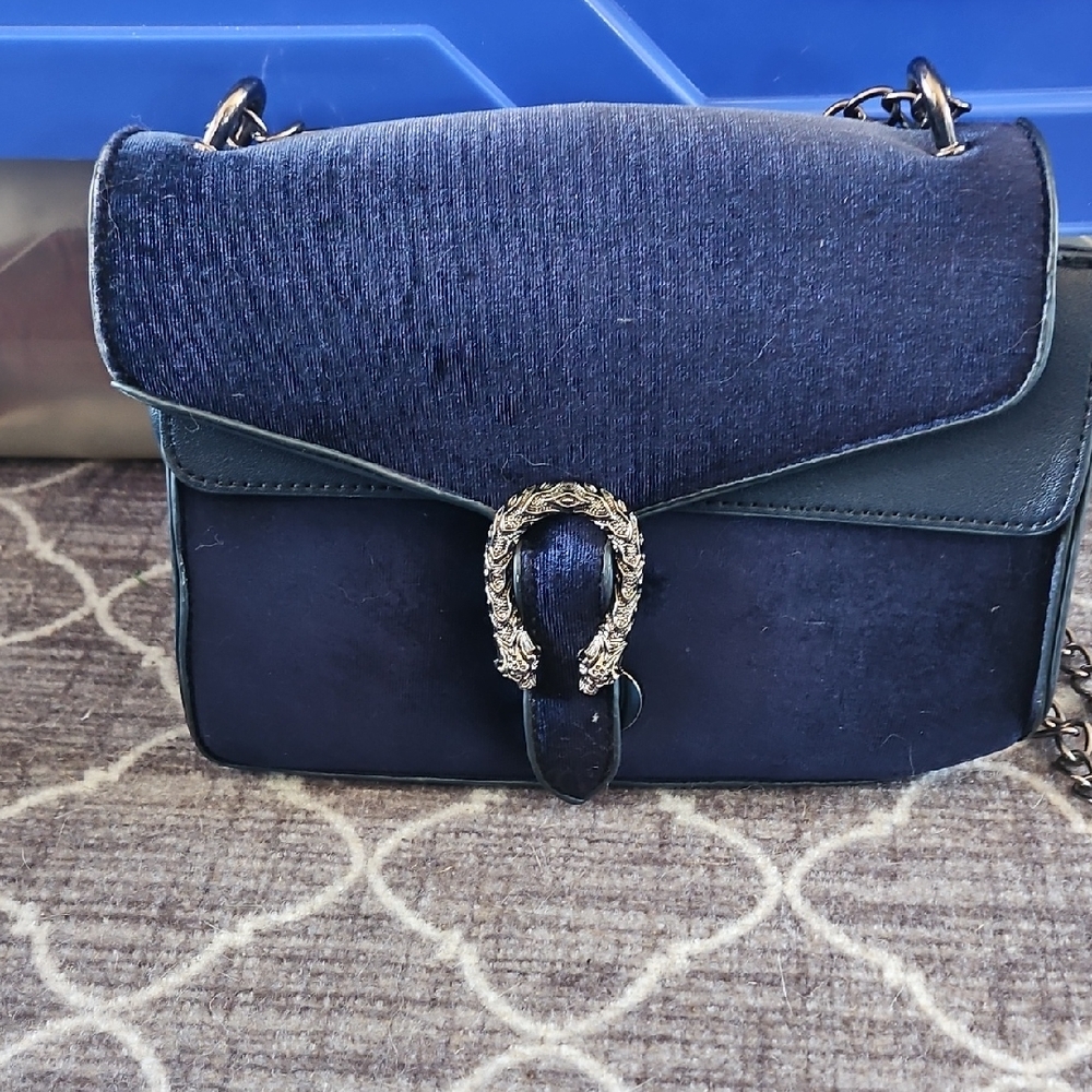 Velvet Royal Blue Women's Bag